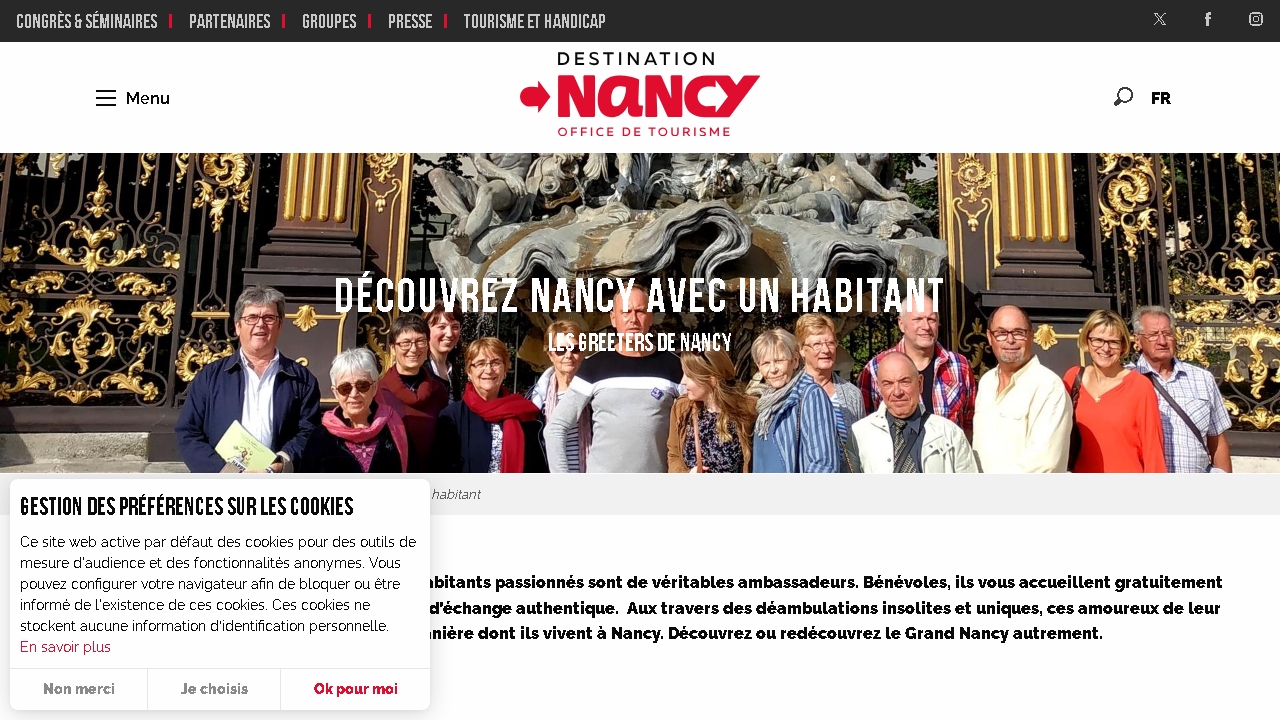 Capture d'écran de http://nancygreeters.fr